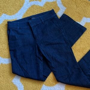 Ann Taylor dark denim trousers